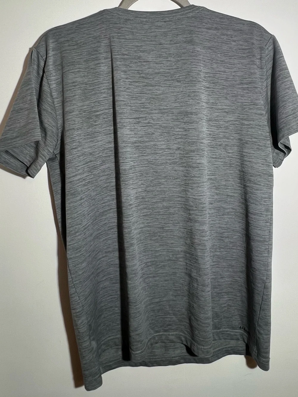 Adidas Gray Heather Tee with Black Logo Boy’s XL (18/20)